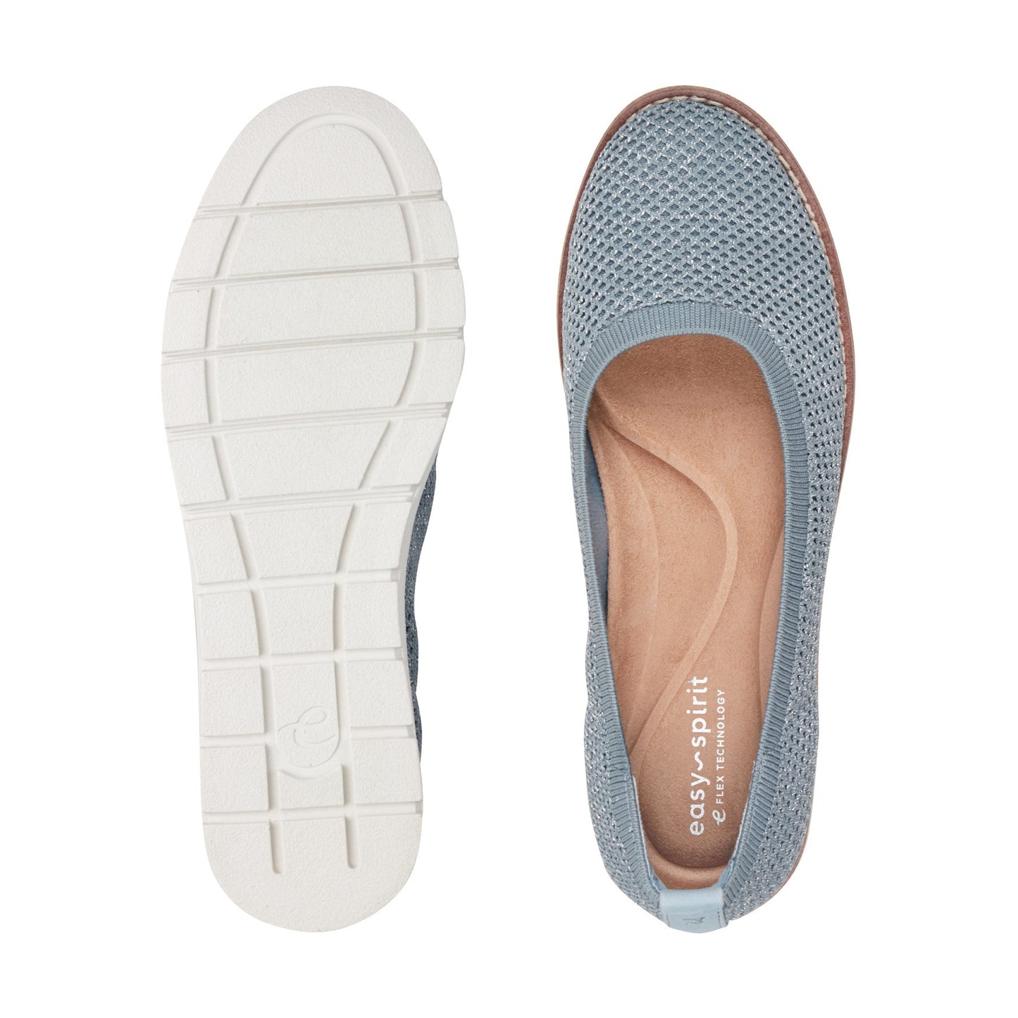 Easy Spirit Kellina Casual Slip On Flats - Blue