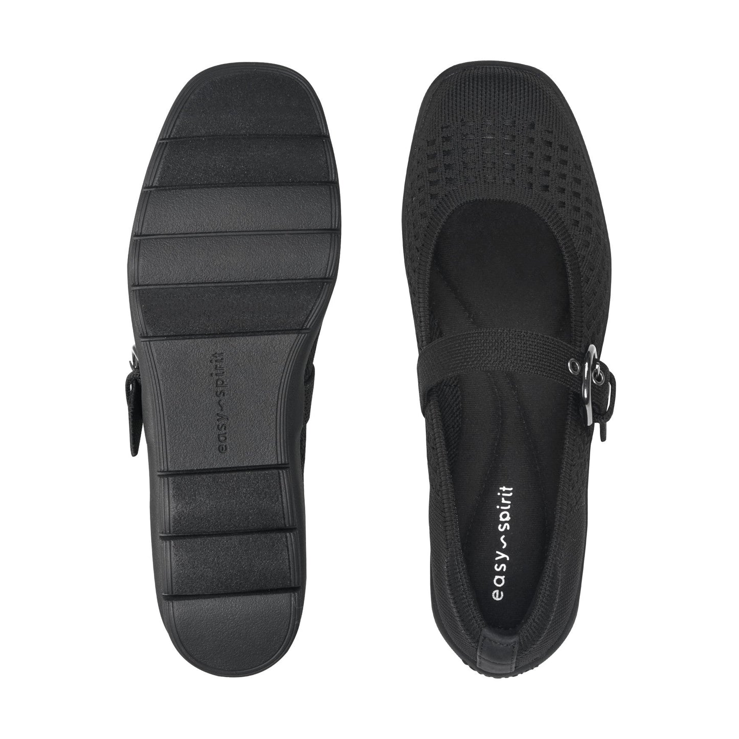 Easy Spirit Roana Mary Jane Ballet Flats - Black