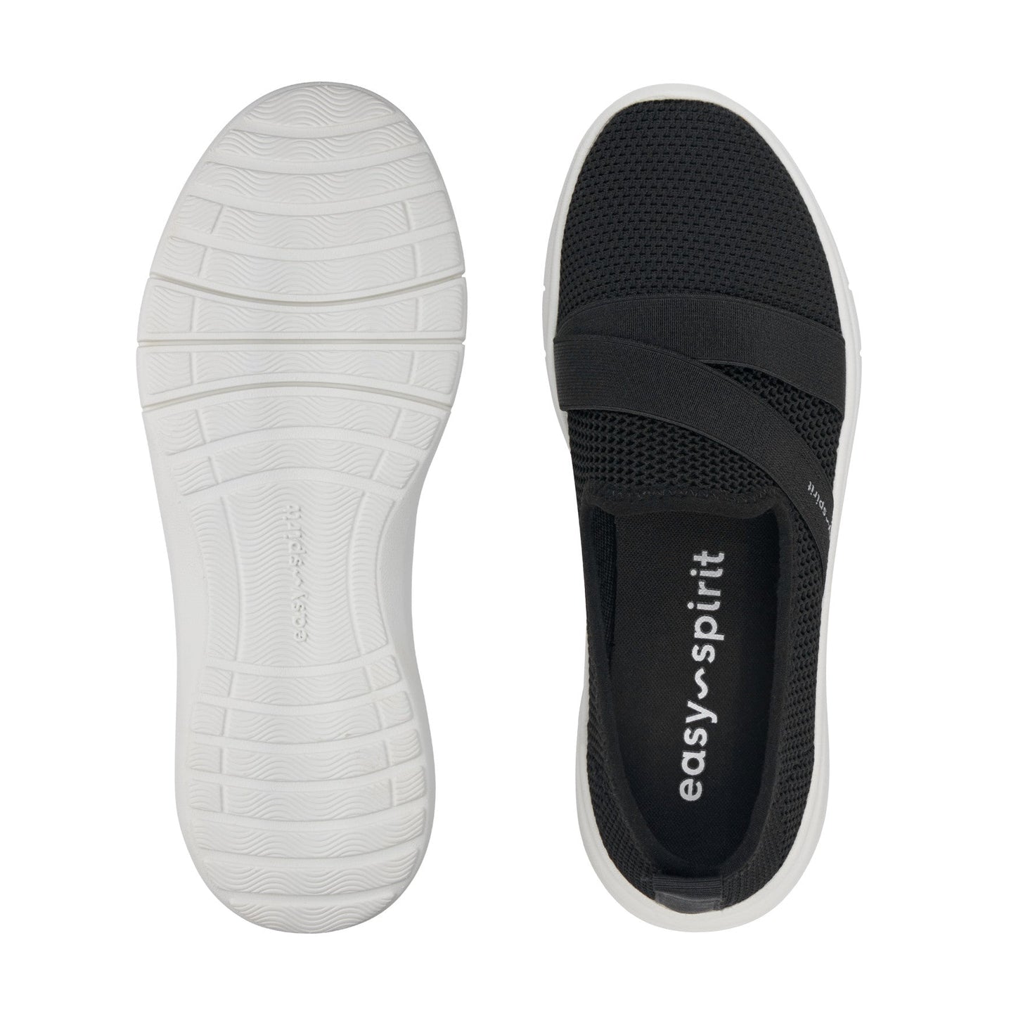 Easy Spirit Keyla Slip On Walking Shoes - Black