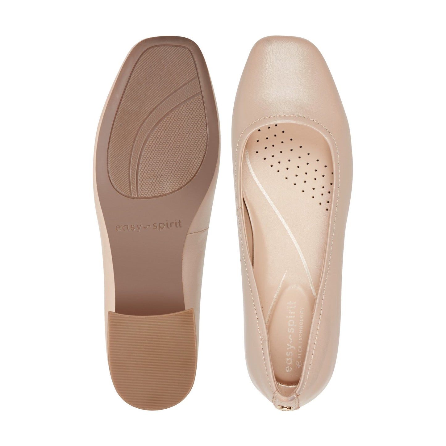 Easy Spirit Jain Dress Pumps - Natural Leather