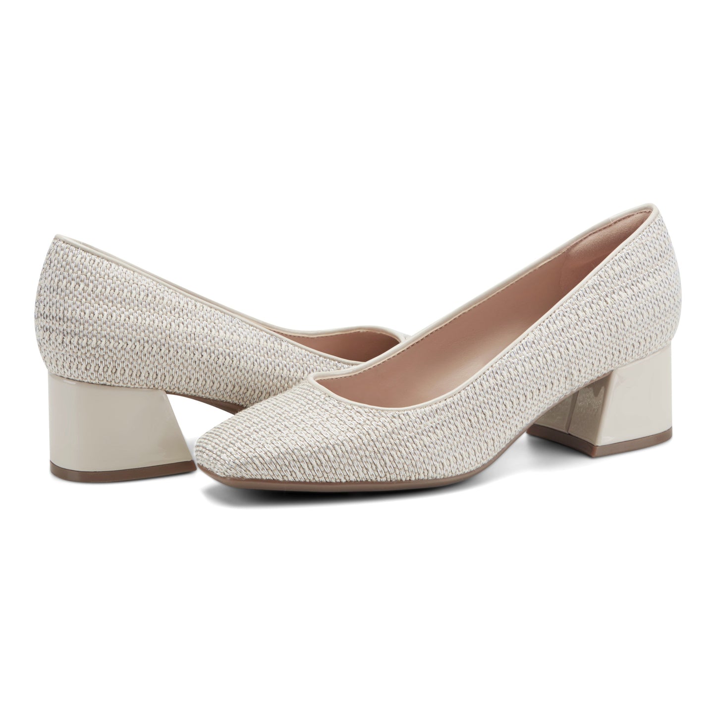 Easy Spirit Marelyn Block Heel Dress Pumps - Ivory