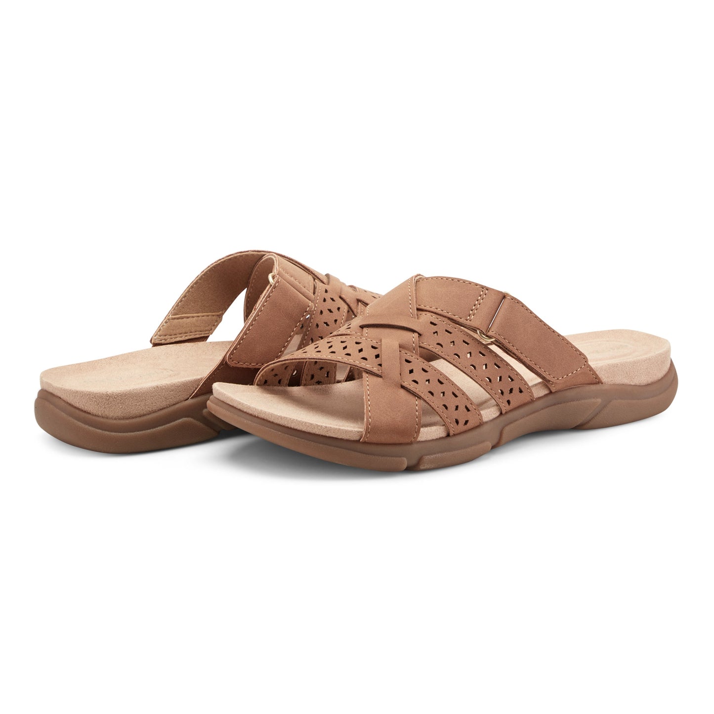 Easy Spirit Melinna Slip On Sandals - Brown