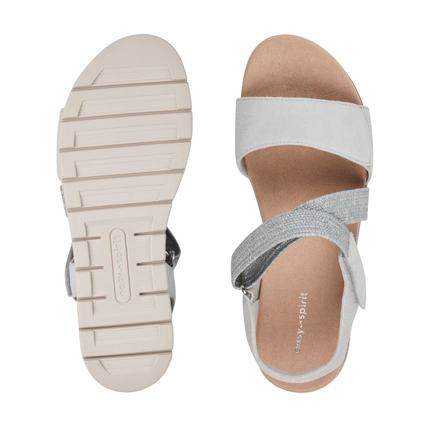Easy Spirit Hillary Casual Sandals - Light Blue