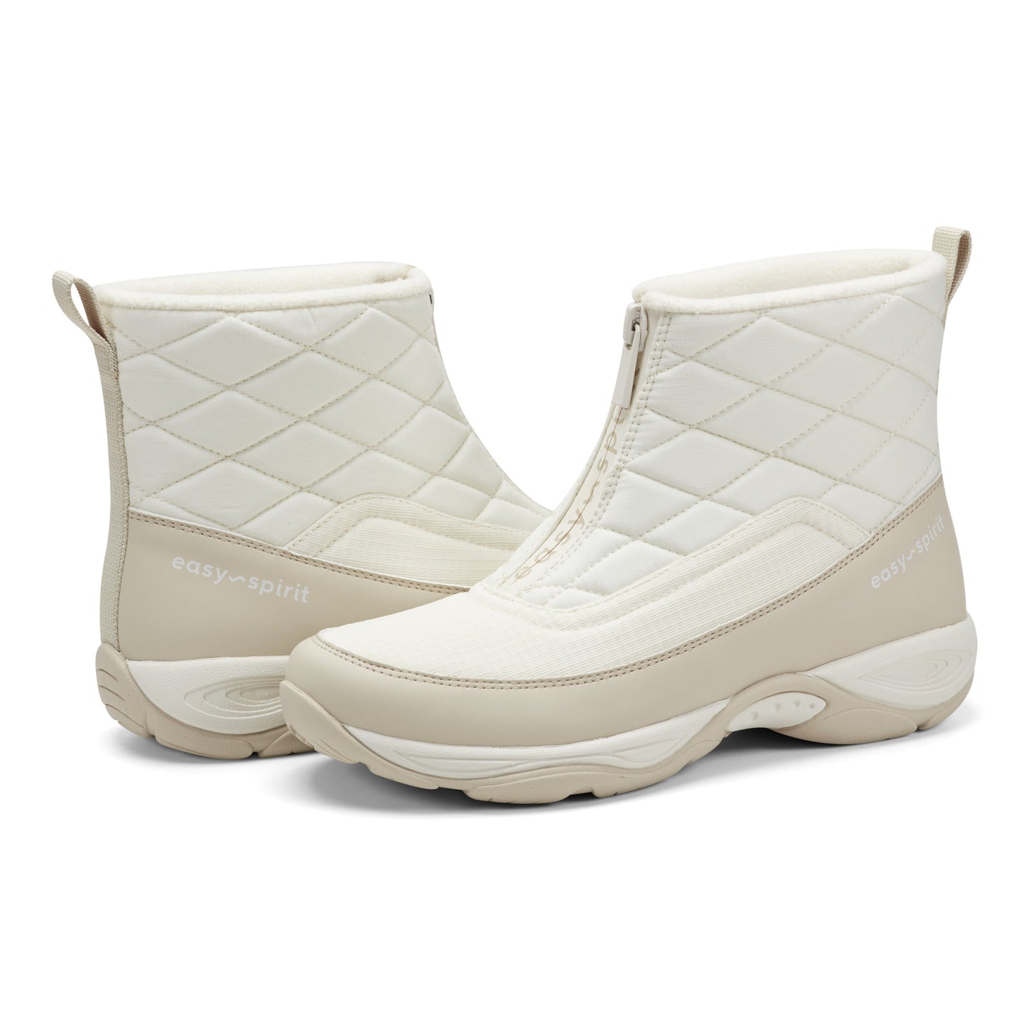 Easy Spirit Eistar Cold Weather Booties - Ivory