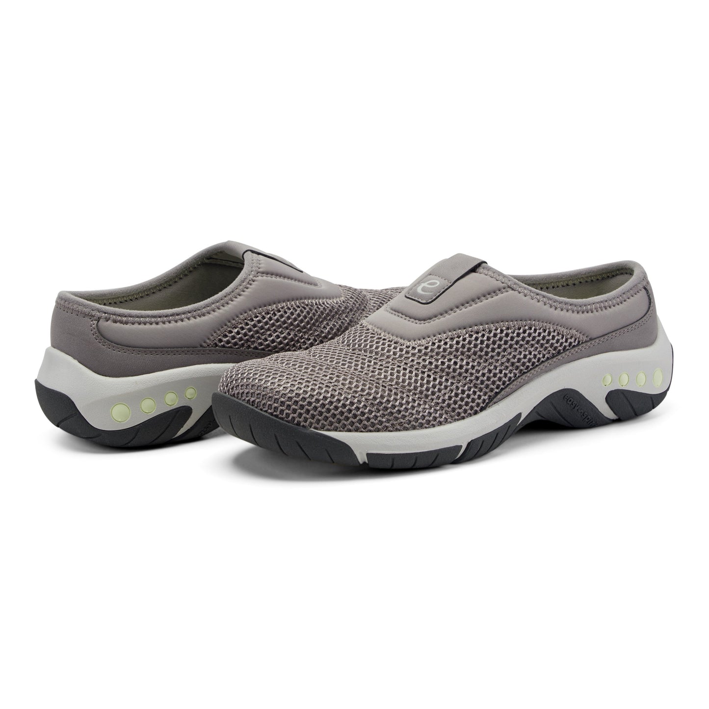 Easy Spirit Weston Mesh Clogs - Dark Grey