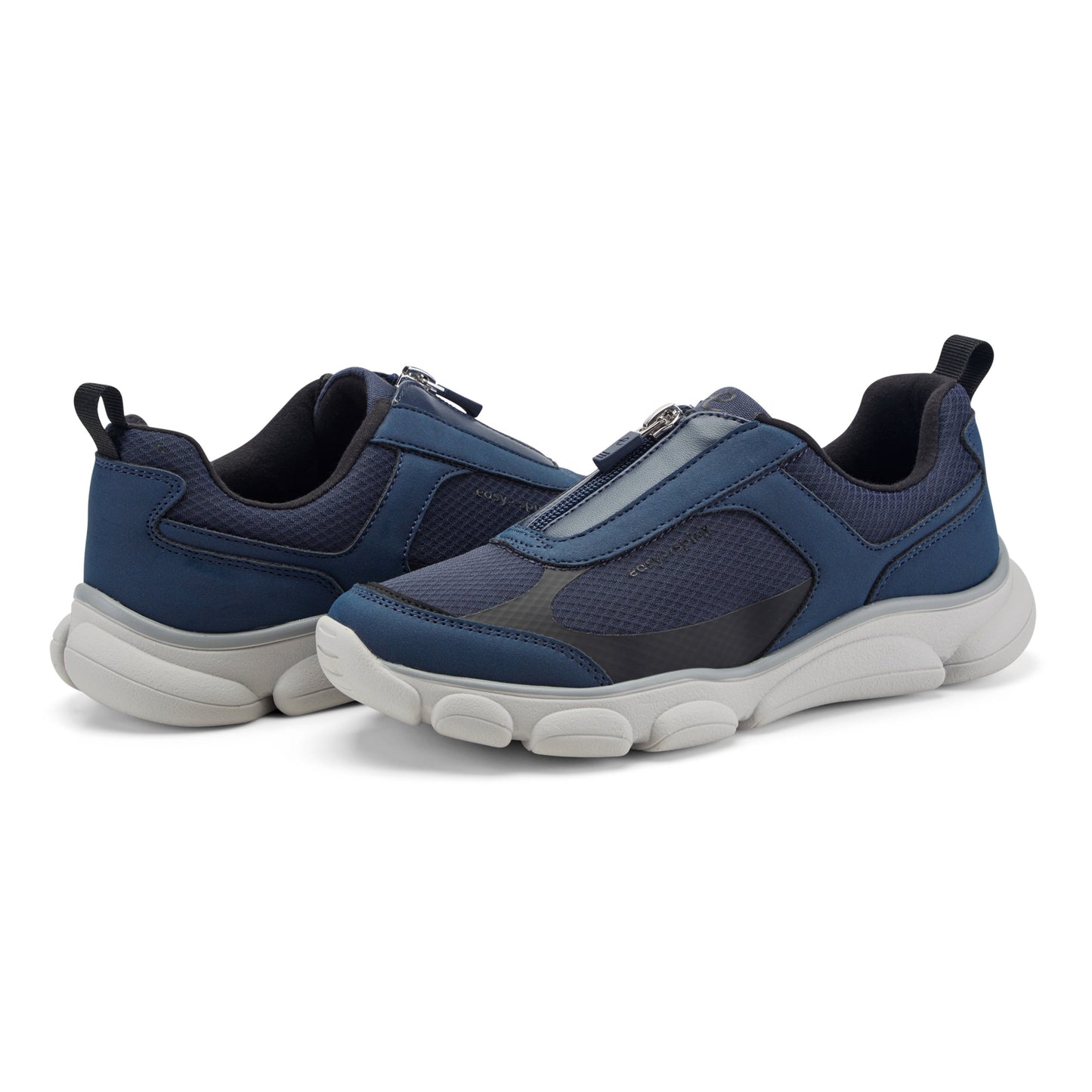 Easy Spirit Nari Zip Up Sneakers - Navy