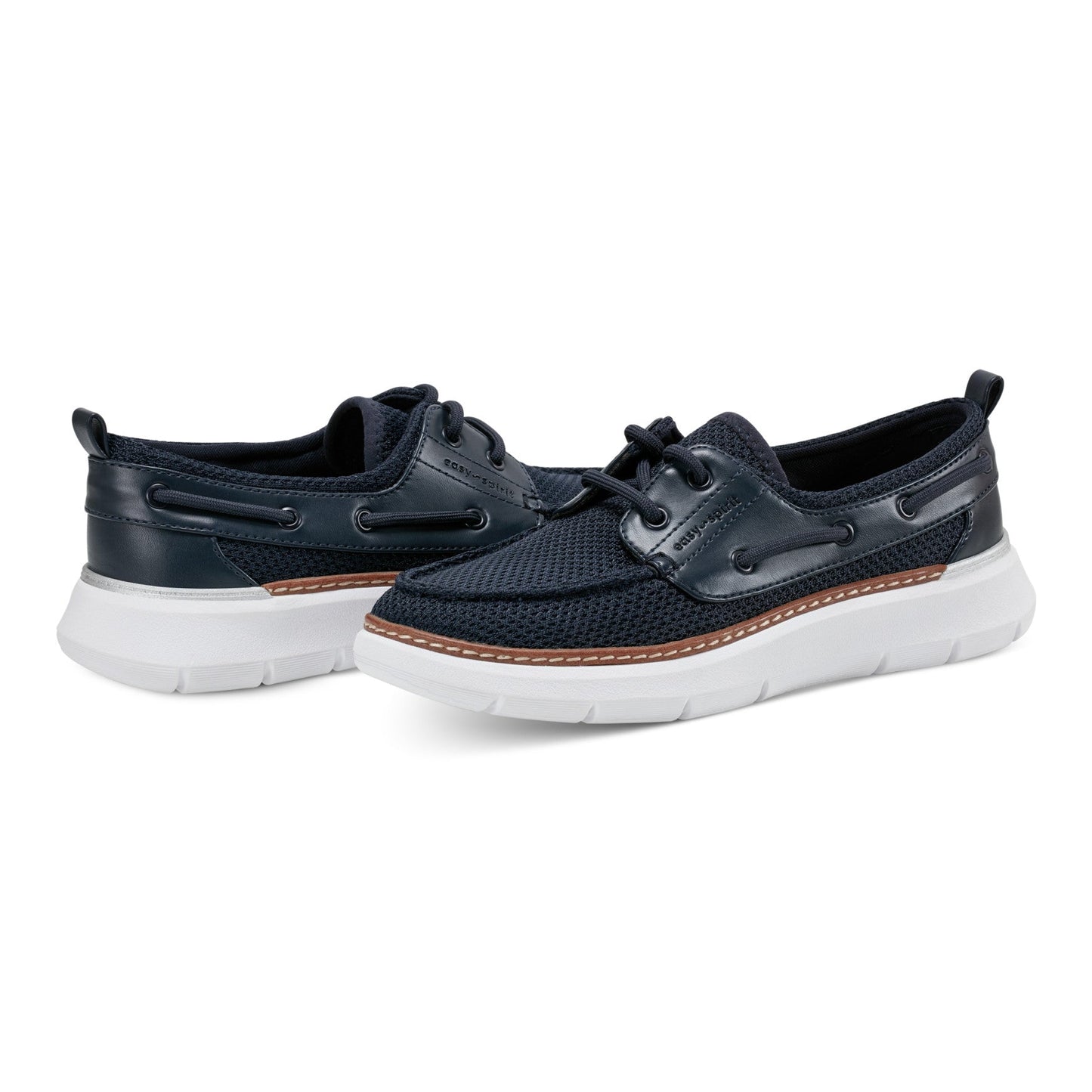 Easy Spirit Charter Casual Boat Shoes - Navy