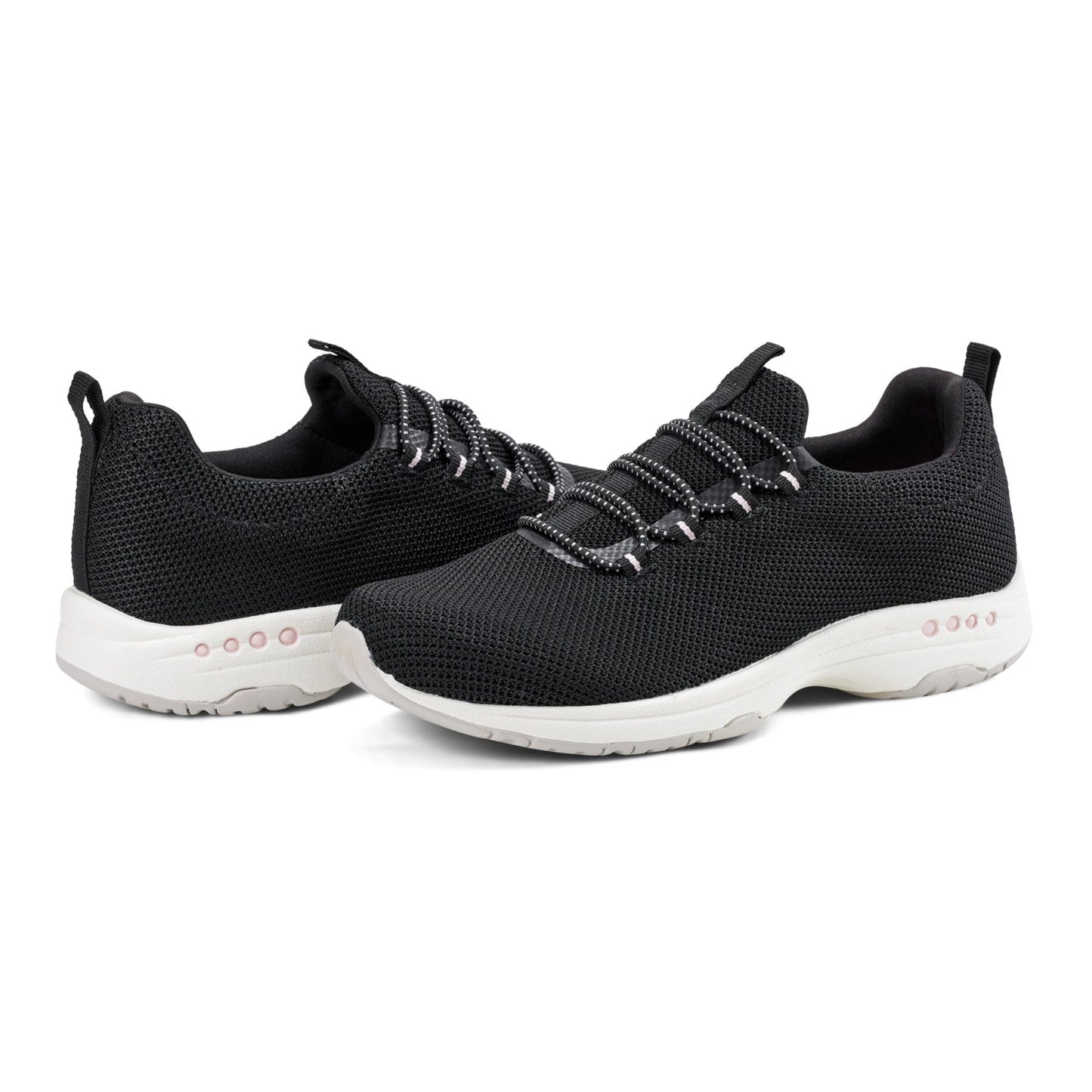 Easy Spirit Tame Slip On Sneakers - Black Knit