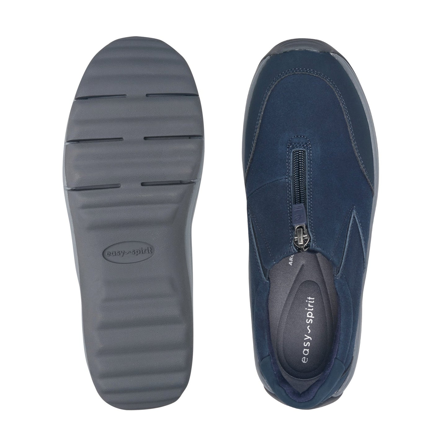 Easy Spirit Brynlee Zip Up Sneakers - Navy