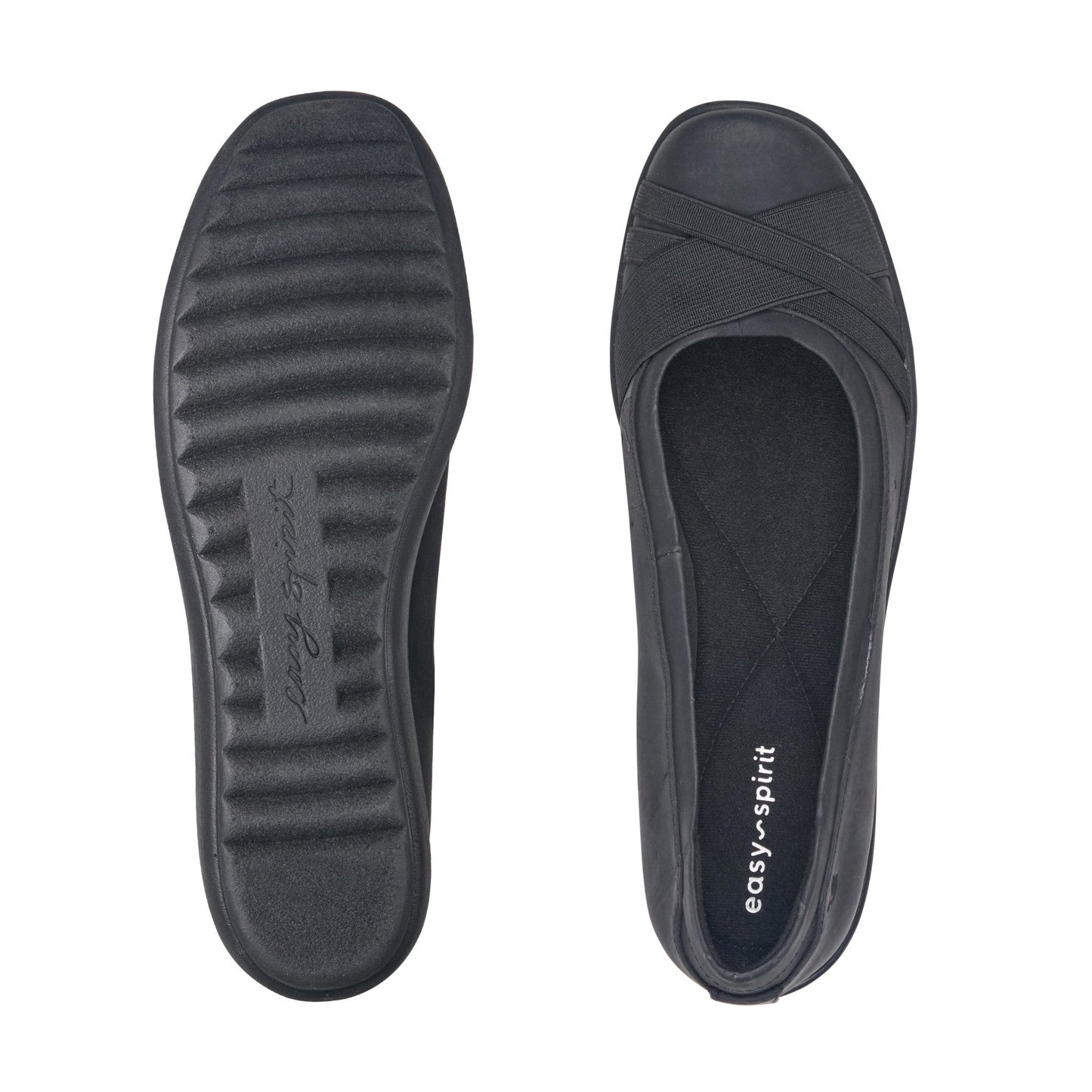 Easy Spirit Acasia Slip On Flats - Black