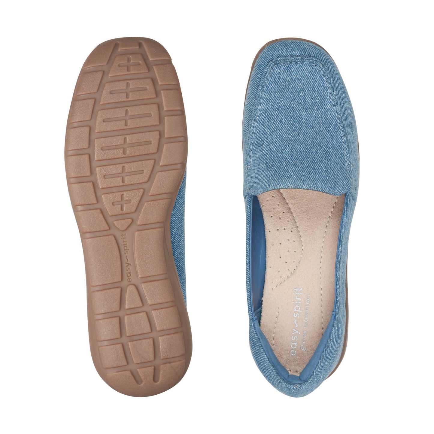 Easy Spirit Abide Casual Flats - Medium Denim