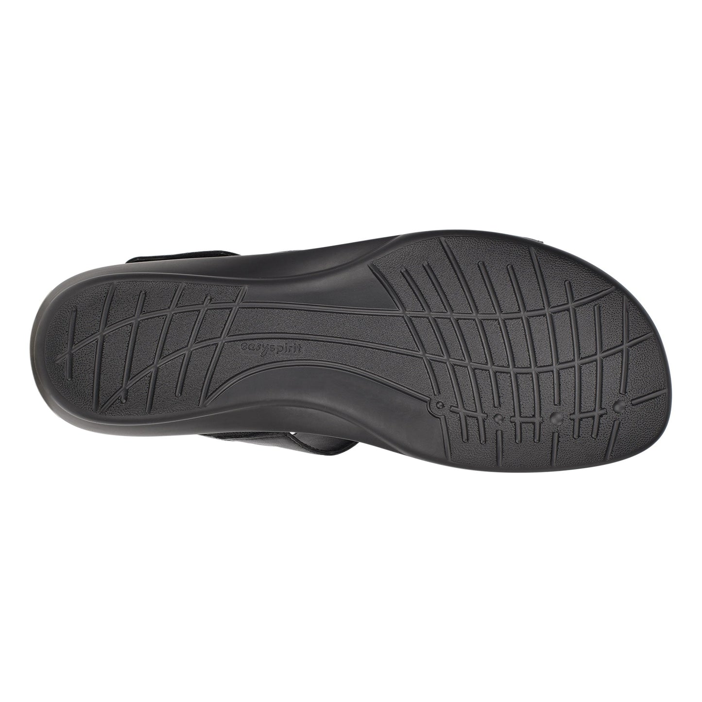 Easy Spirit Hazel Flat Sandals - Black