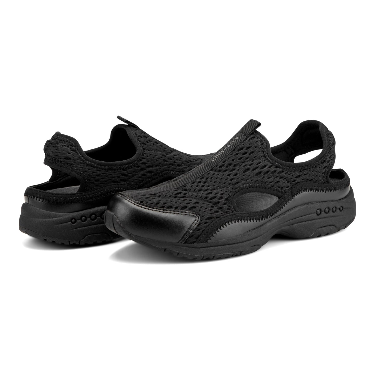 Easy Spirit Trina Slip On Walking Shoes - Black