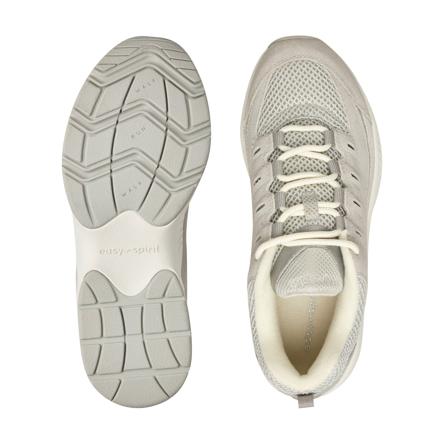 Easy Spirit Romy Walking Shoes - Taupe Suede