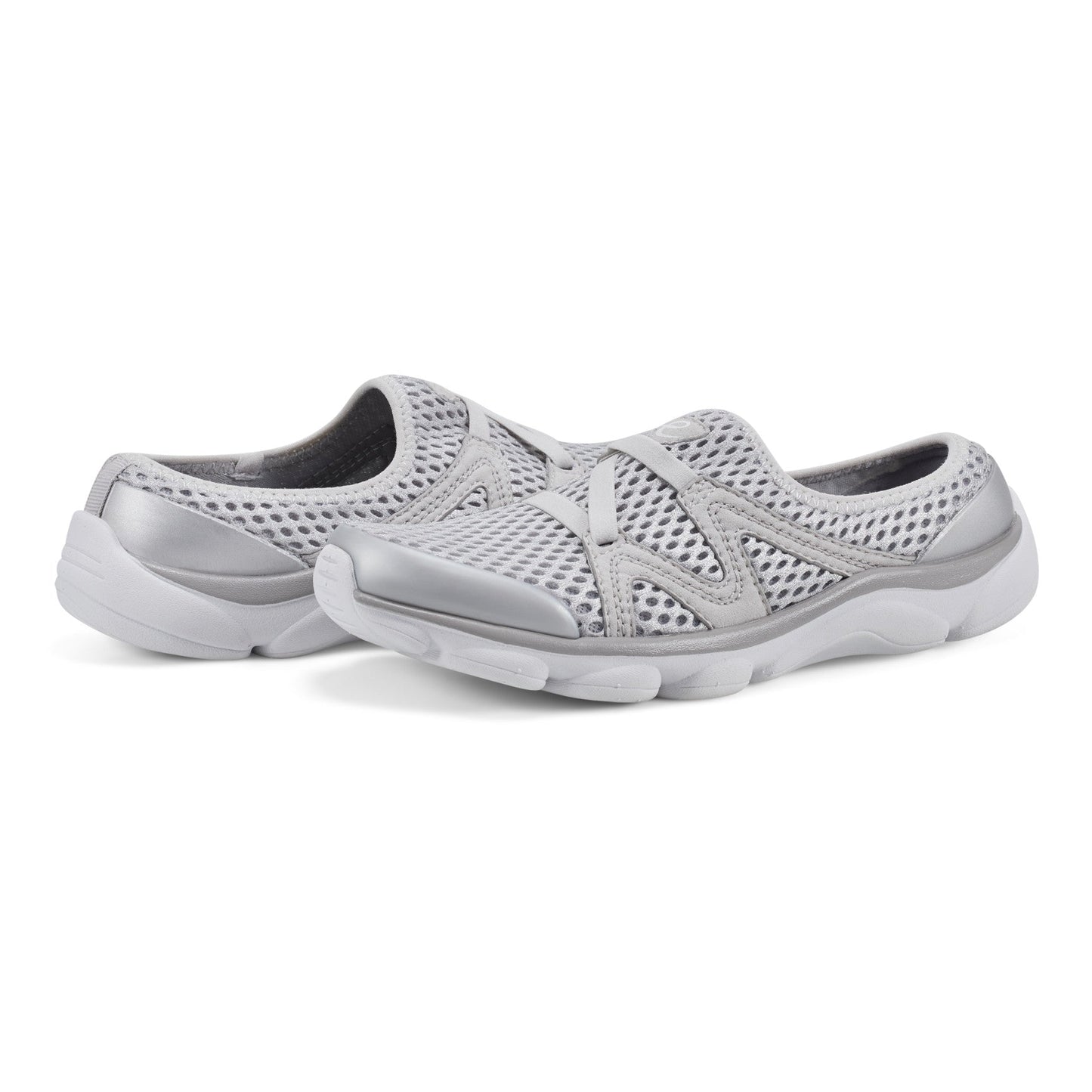 Easy Spirit Riptide Clogs - Silver