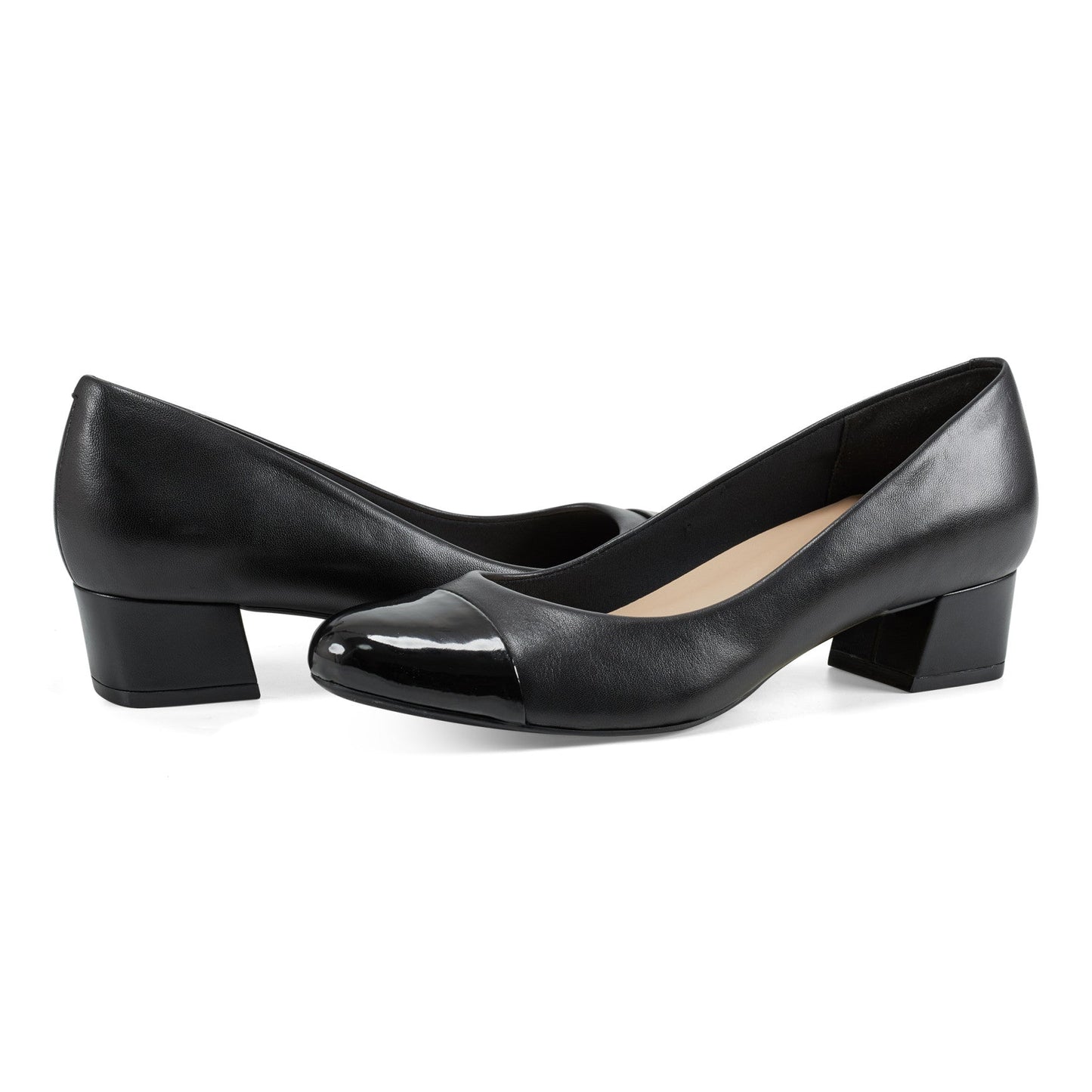 Easy Spirit Libie Dress Pumps - Black Leather