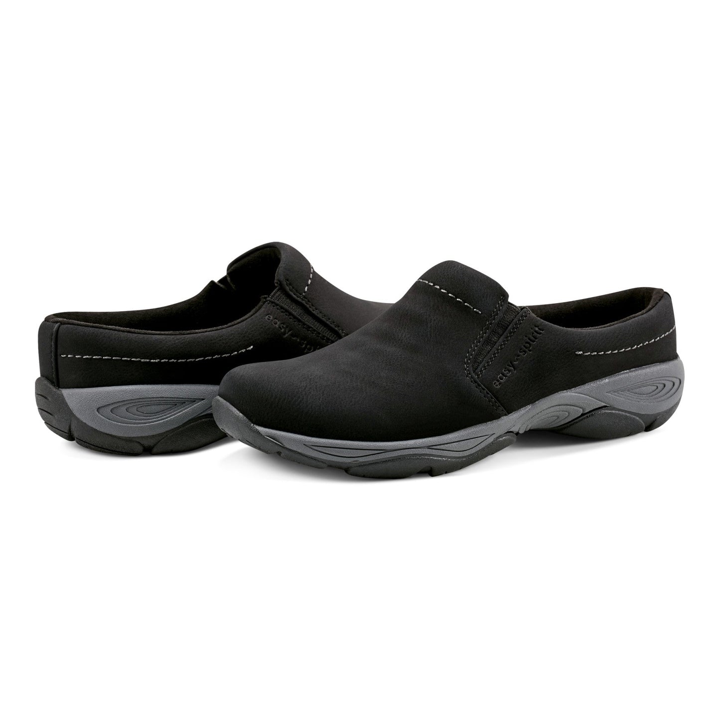Easy Spirit Manta Casual Clogs - Black