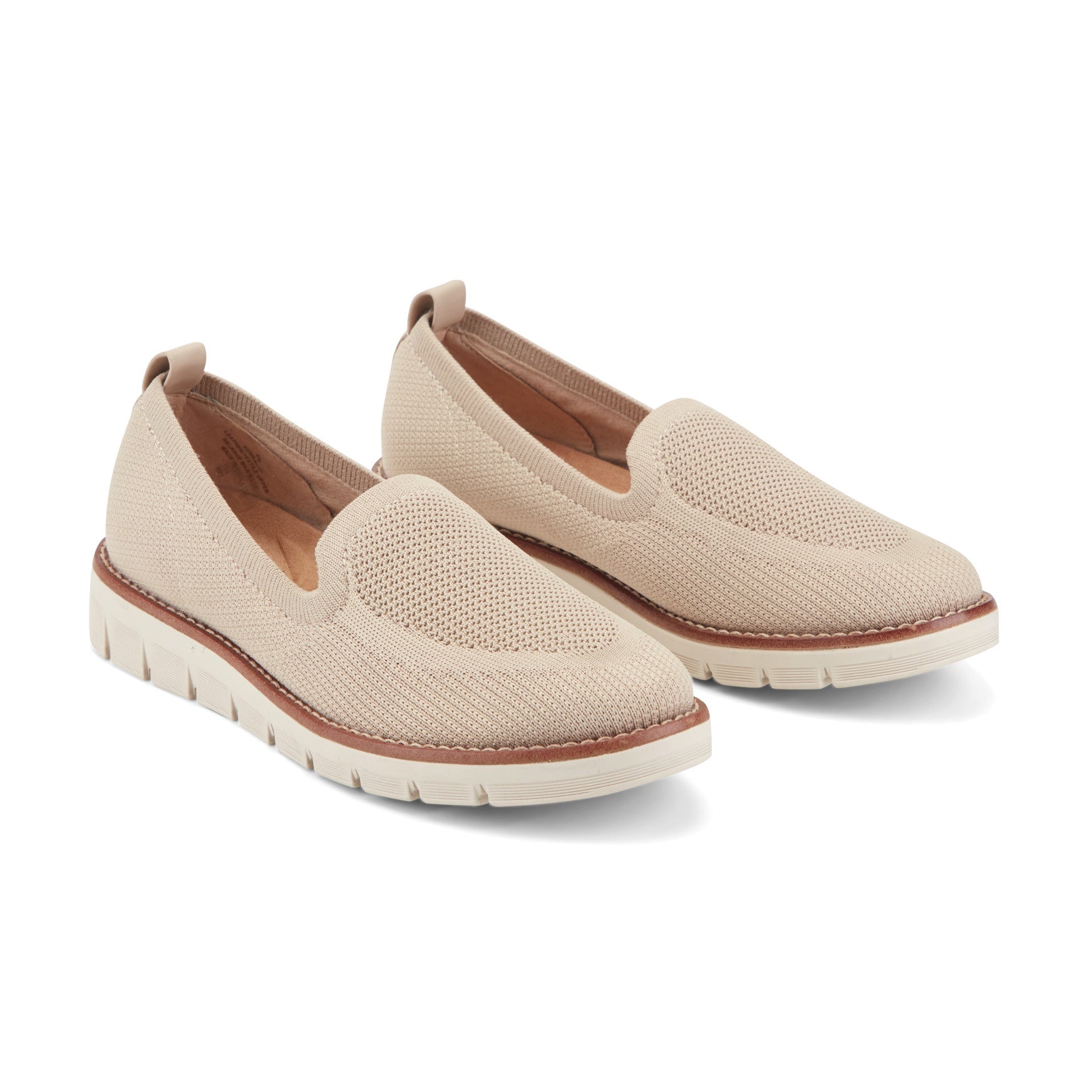 Easy Spirit Valina Casual Slip On Flats - Natural