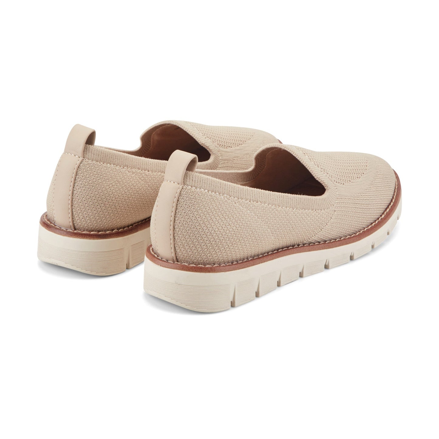 Easy Spirit Valina Casual Slip On Flats - Natural