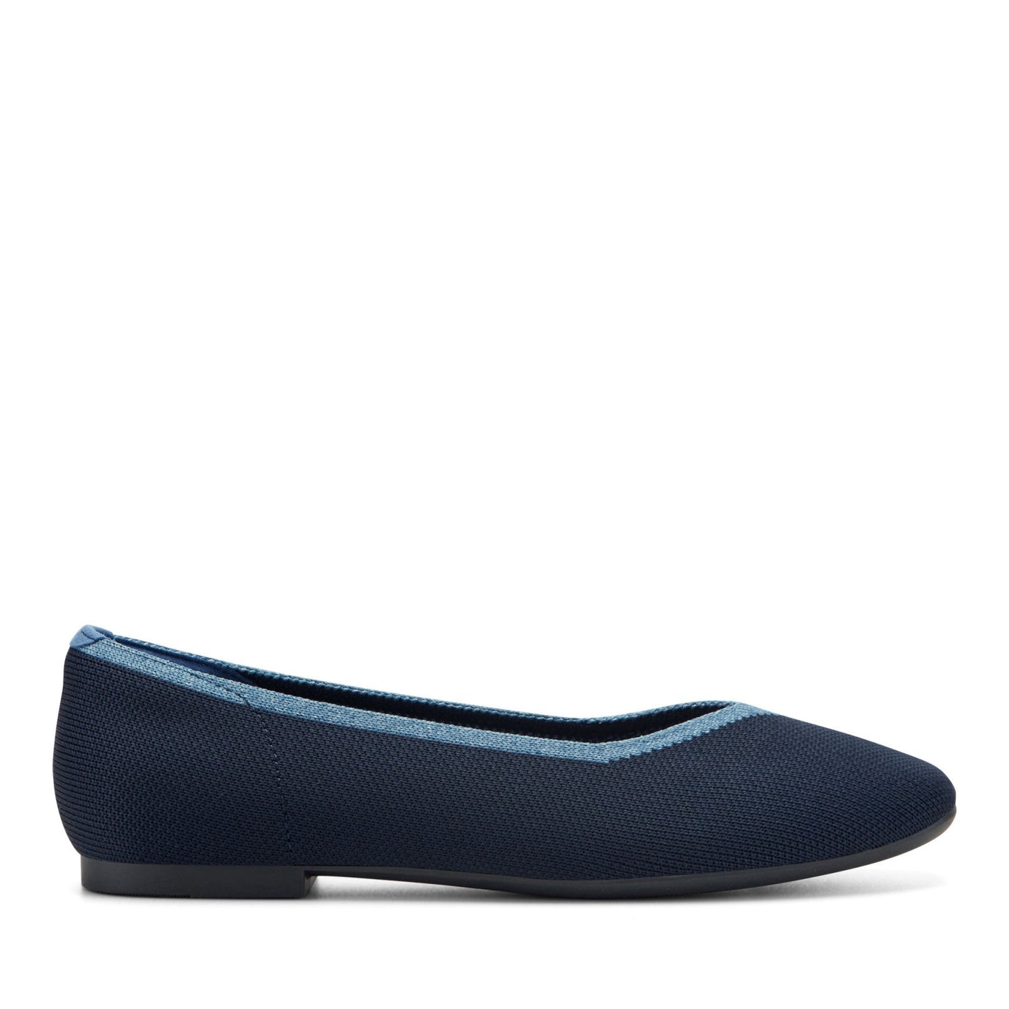 Easy Spirit Norene Ballet Flats - Navy/Light Blue