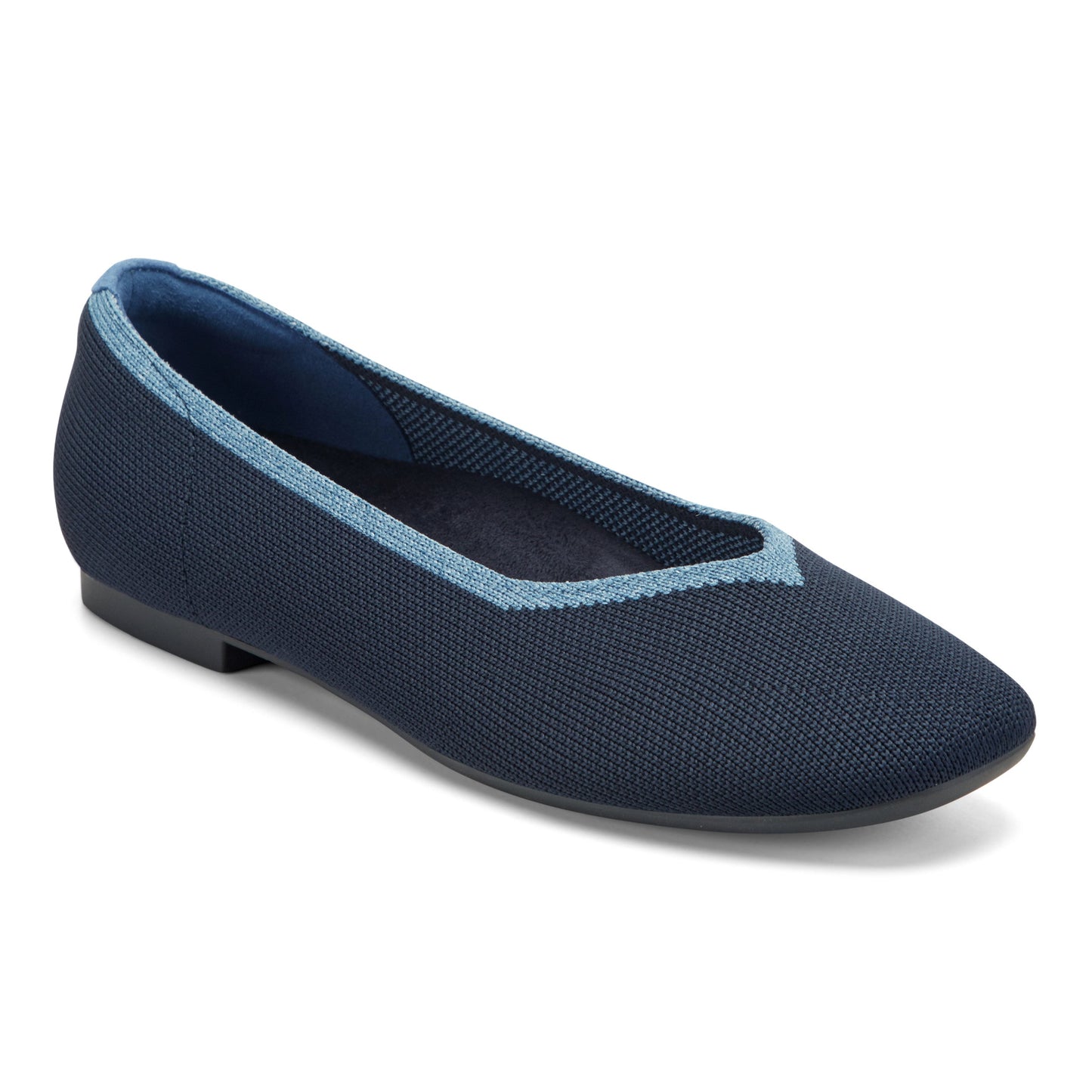 Easy Spirit Norene Ballet Flats - Navy/Light Blue