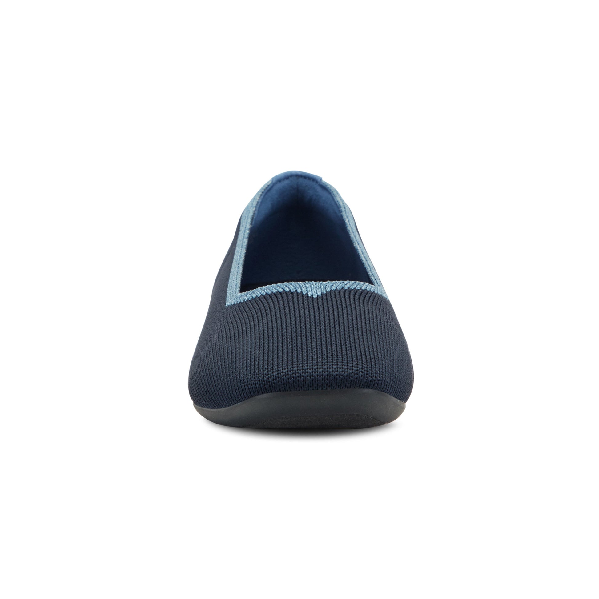 Easy Spirit Norene Ballet Flats - Navy/Light Blue