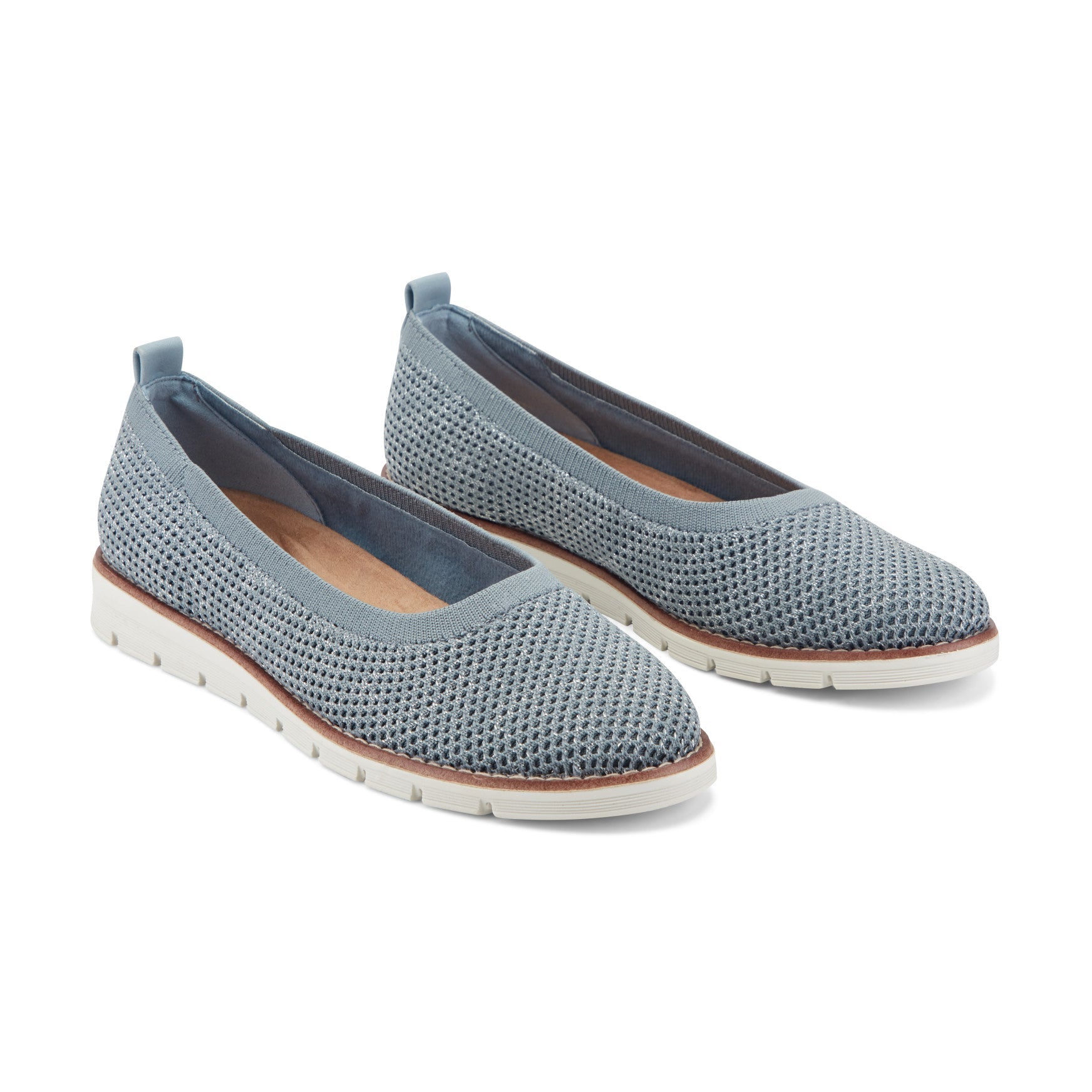 Easy Spirit Kellina Casual Slip On Flats - Blue
