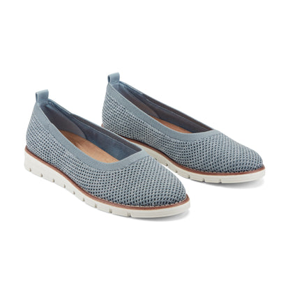 Easy Spirit Kellina Casual Slip On Flats - Blue