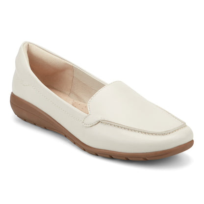 Easy Spirit Abide Casual Flats - Ivory Leather