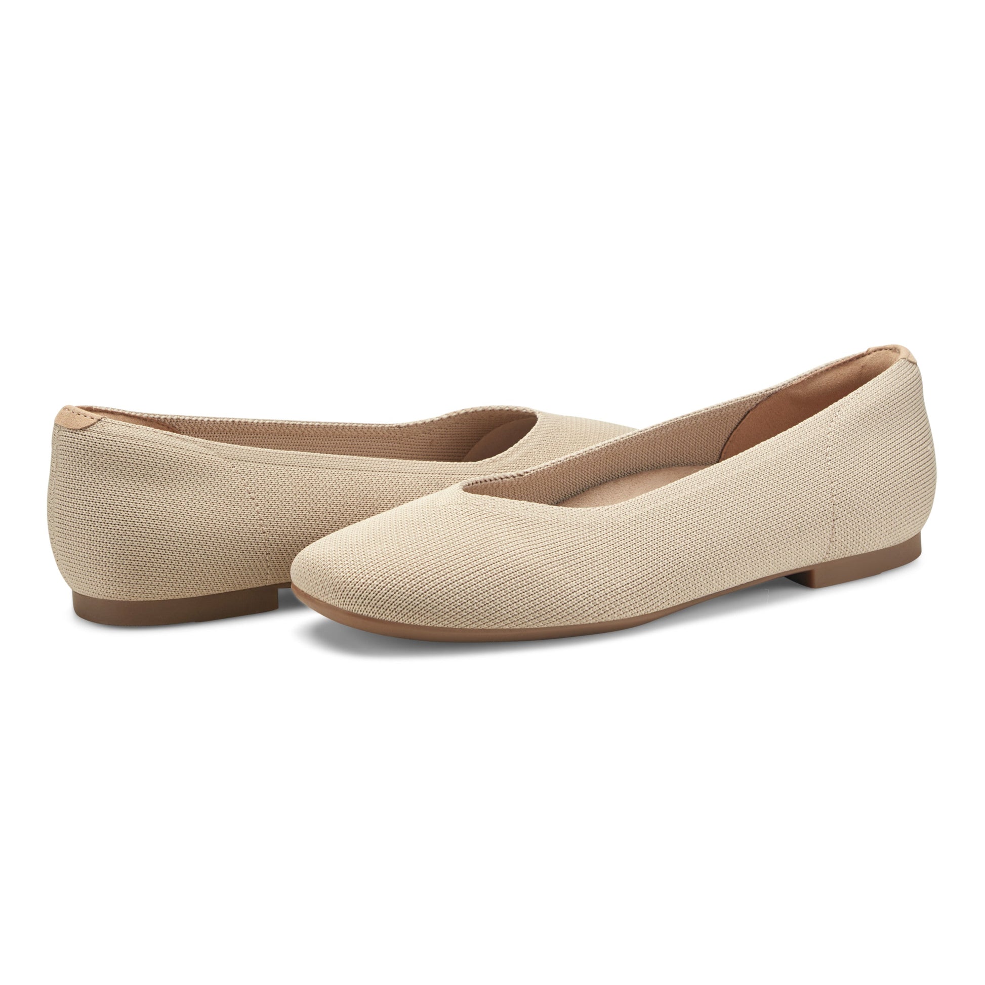 Easy Spirit Norene Ballet Flats - Medium Natural