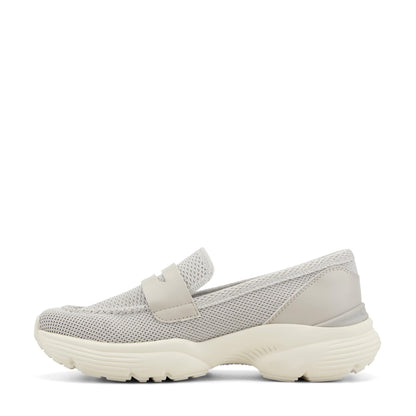 Easy Spirit Morgen Sneaker Loafers - Light Grey Knit/Grey