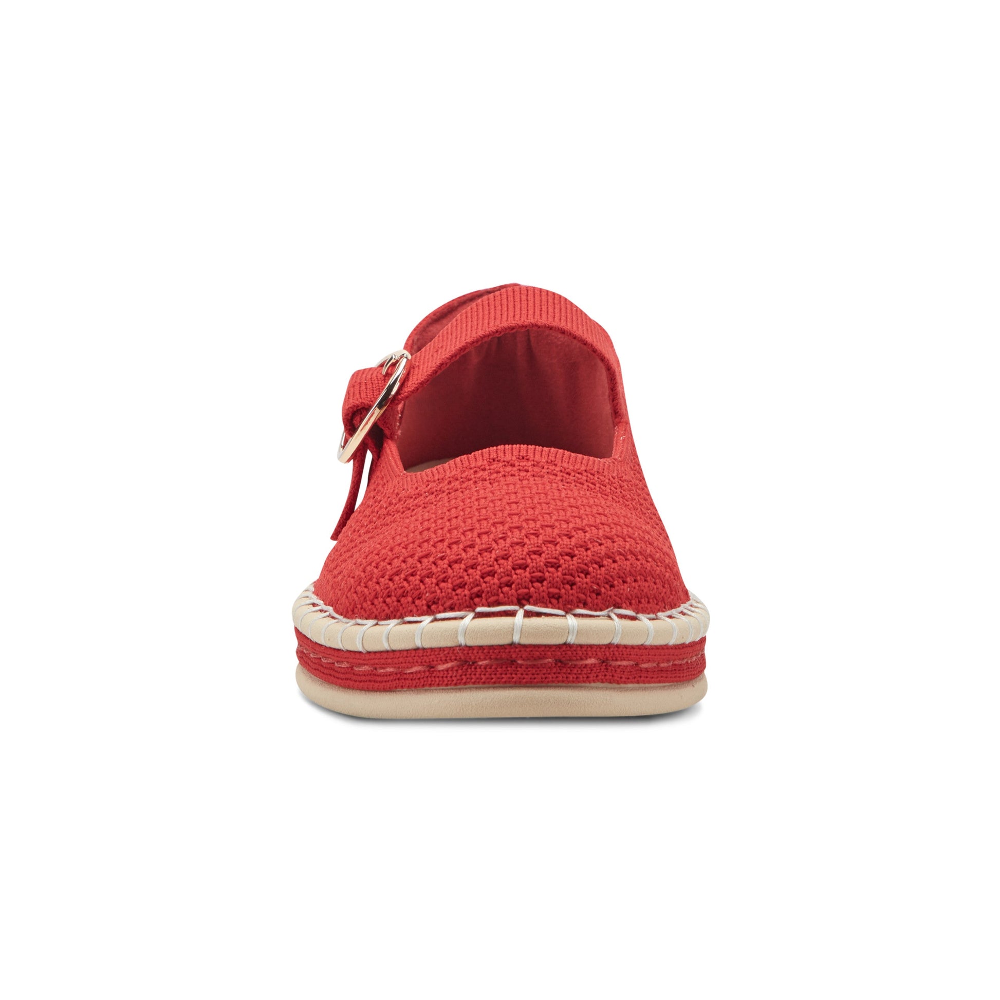 Easy Spirit Francene Mary Jane Espadrilles - Medium Red
