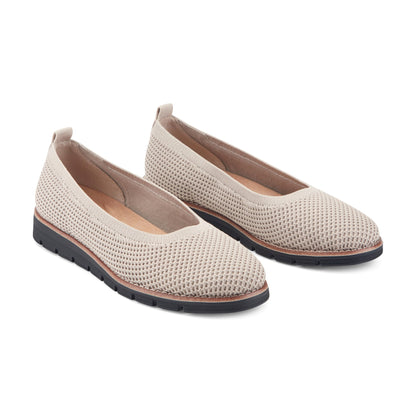 Easy Spirit Kellina Casual Slip On Flats - Taupe