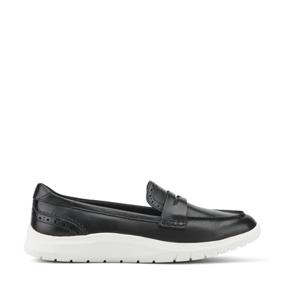 Easy Spirit Ryla Casual Penny Loafer - Black Leather