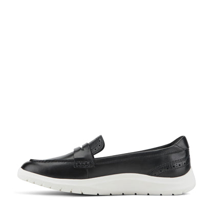 Easy Spirit Ryla Casual Penny Loafer - Black Leather