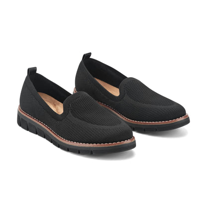 Easy Spirit Valina Casual Slip On Flats - Black/Black