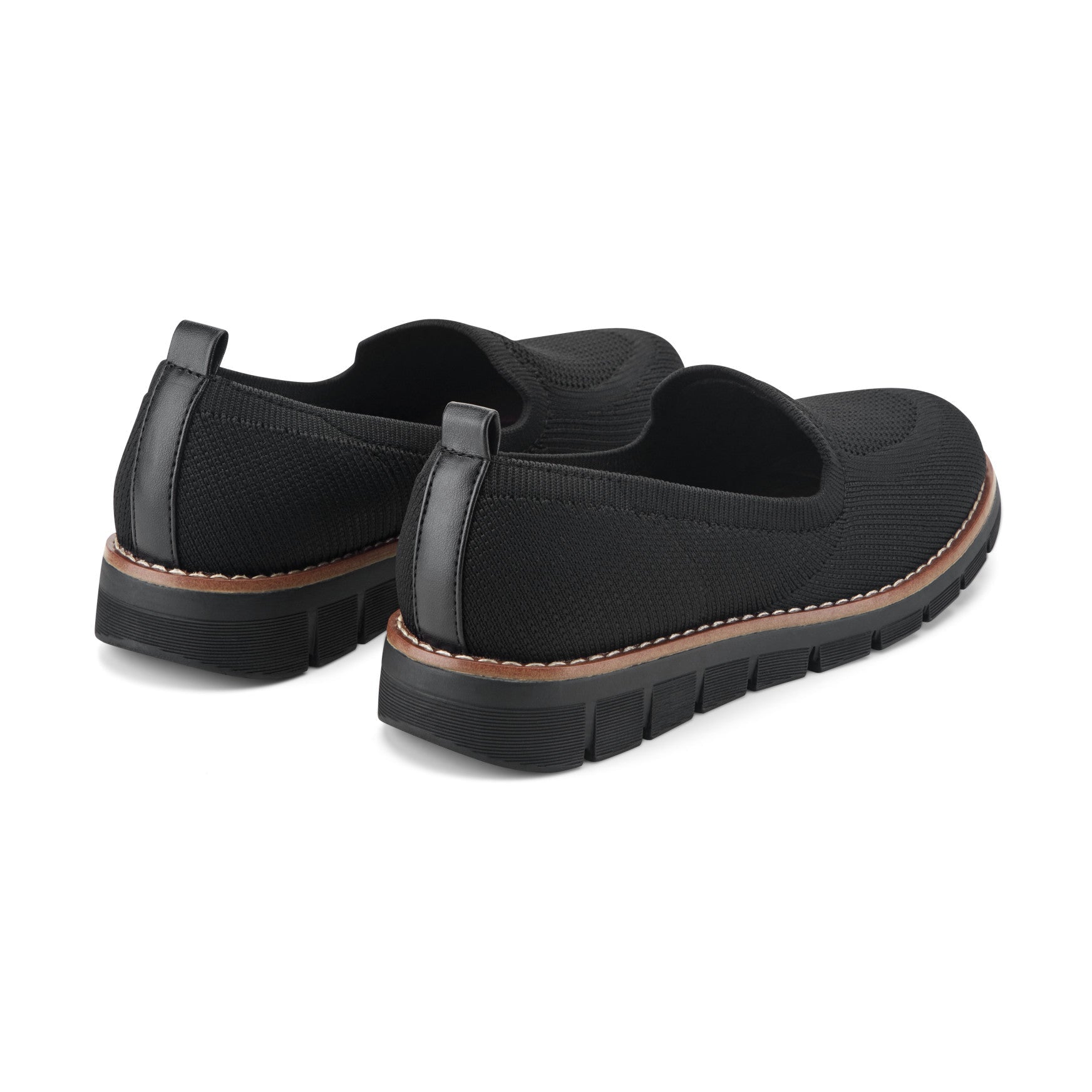 Easy Spirit Valina Casual Slip On Flats - Black/Black