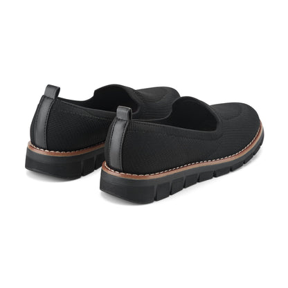 Easy Spirit Valina Casual Slip On Flats - Black/Black