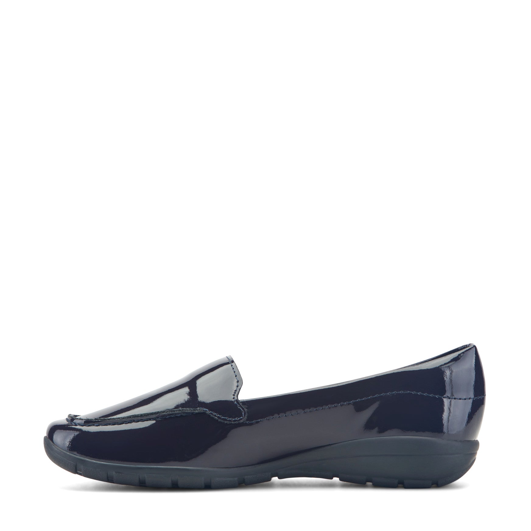 Easy Spirit Abide Casual Flats - Dark Blue Patent Leather
