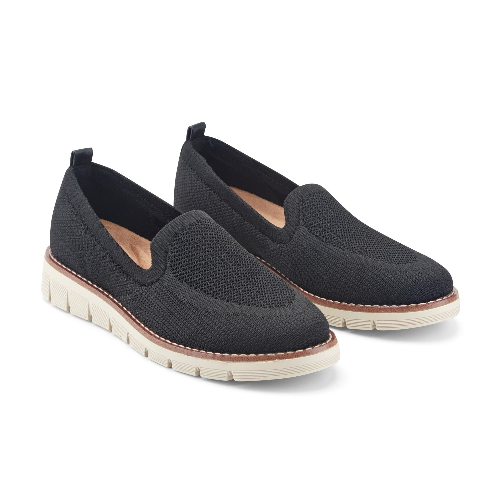 Easy Spirit Valina Casual Slip On Flats - Black