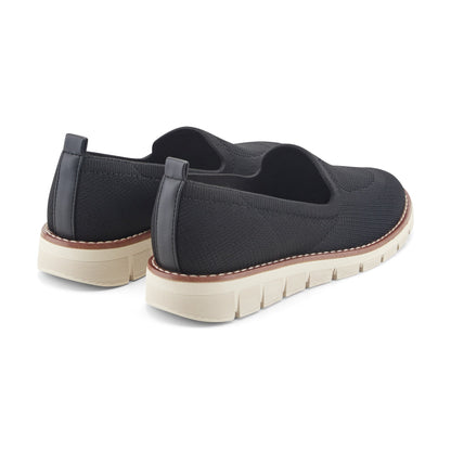 Easy Spirit Valina Casual Slip On Flats - Black