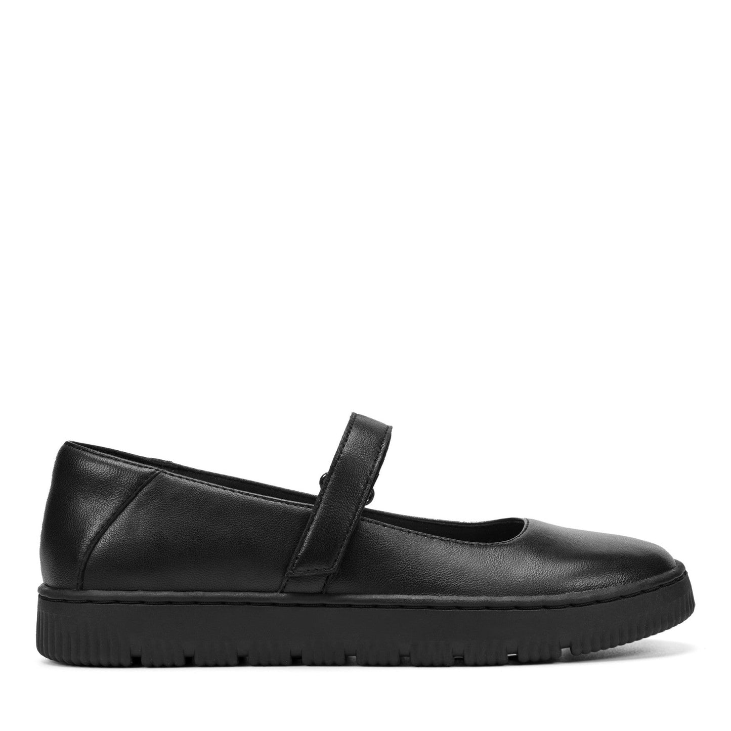Easy Spirit Kyliee Mary Jane Flats - Black Leather