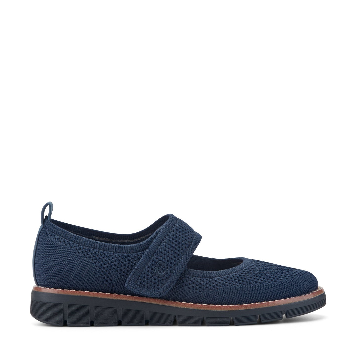 Easy Spirit Venna Casual Mary Jane Flats - Navy