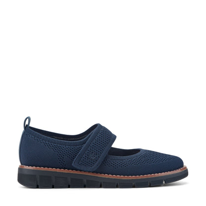 Easy Spirit Venna Casual Mary Jane Flats - Navy