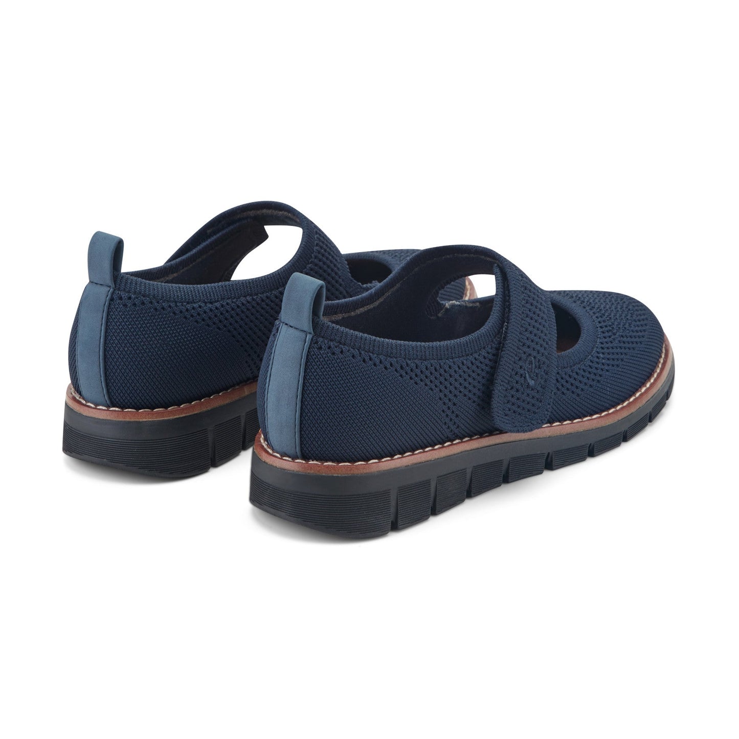 Easy Spirit Venna Casual Mary Jane Flats - Navy