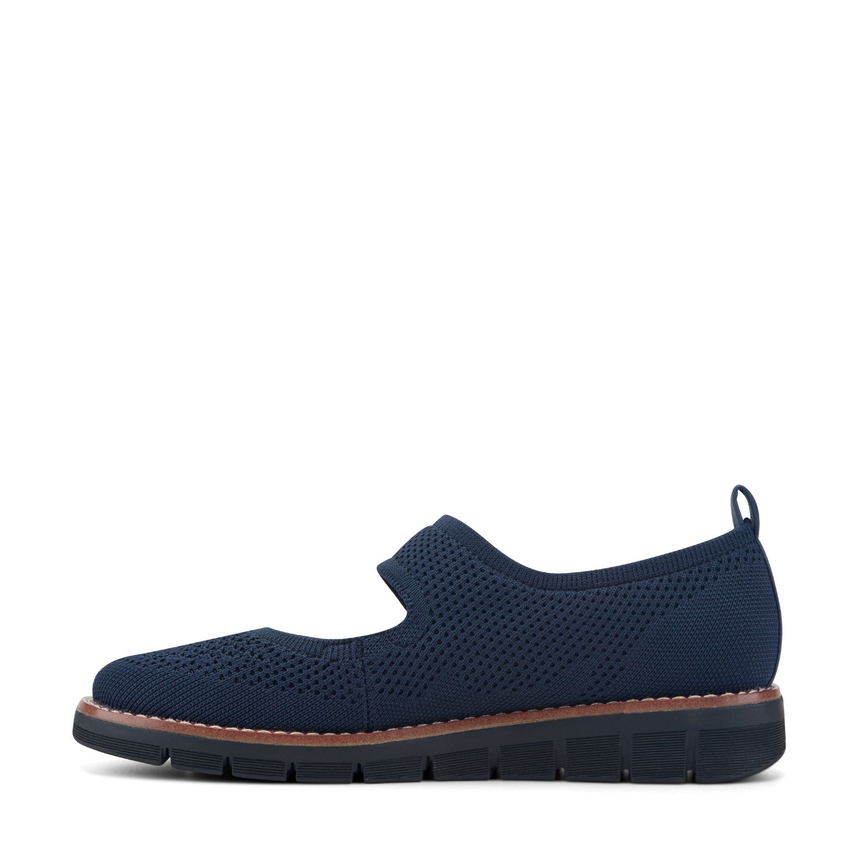 Easy Spirit Venna Casual Mary Jane Flats - Navy