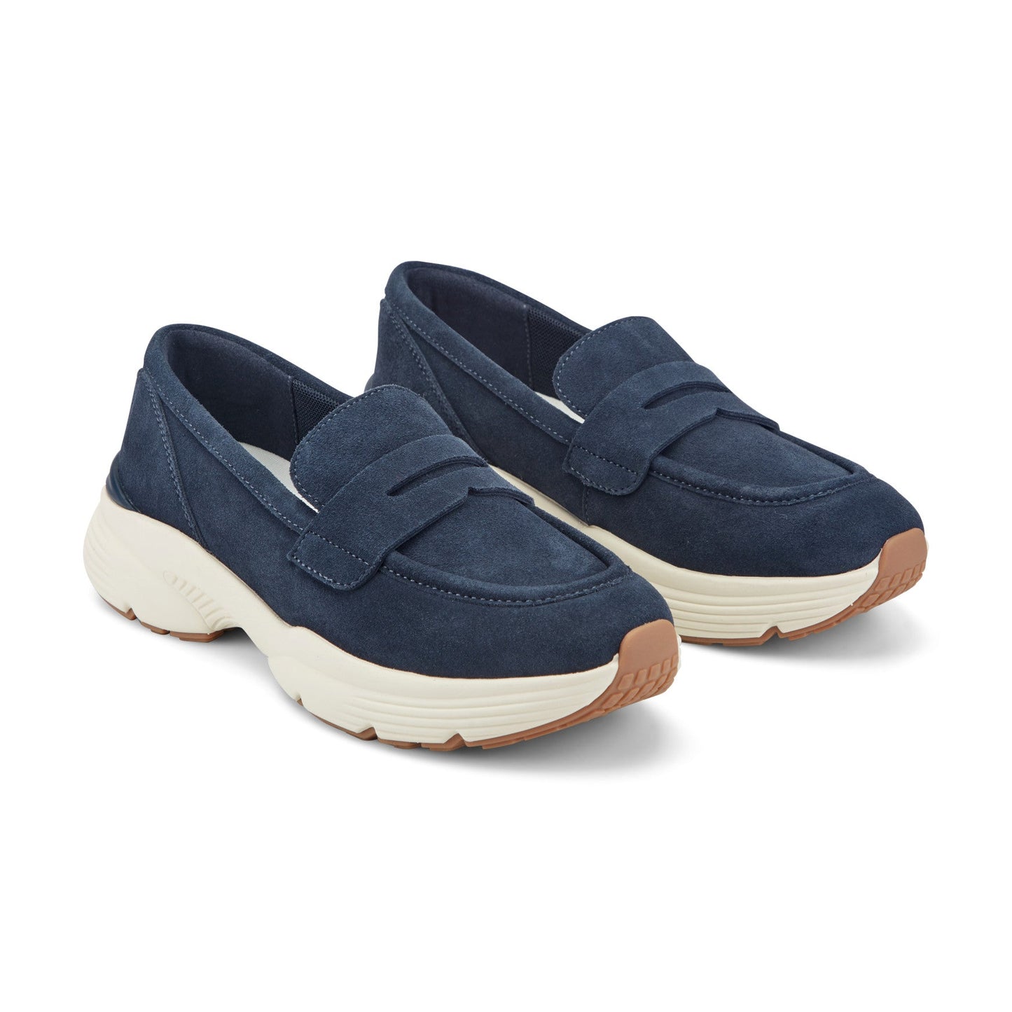 Easy Spirit Morgen Sneaker Loafers - Navy Suede