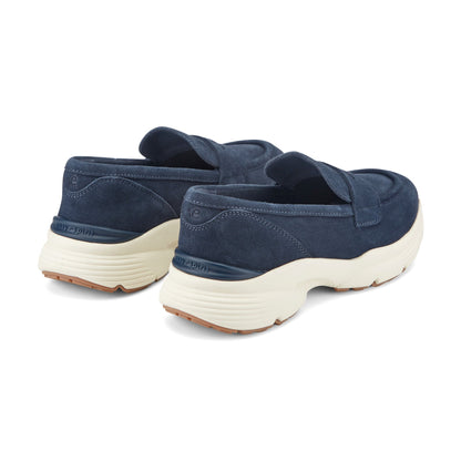Easy Spirit Morgen Sneaker Loafers - Navy Suede