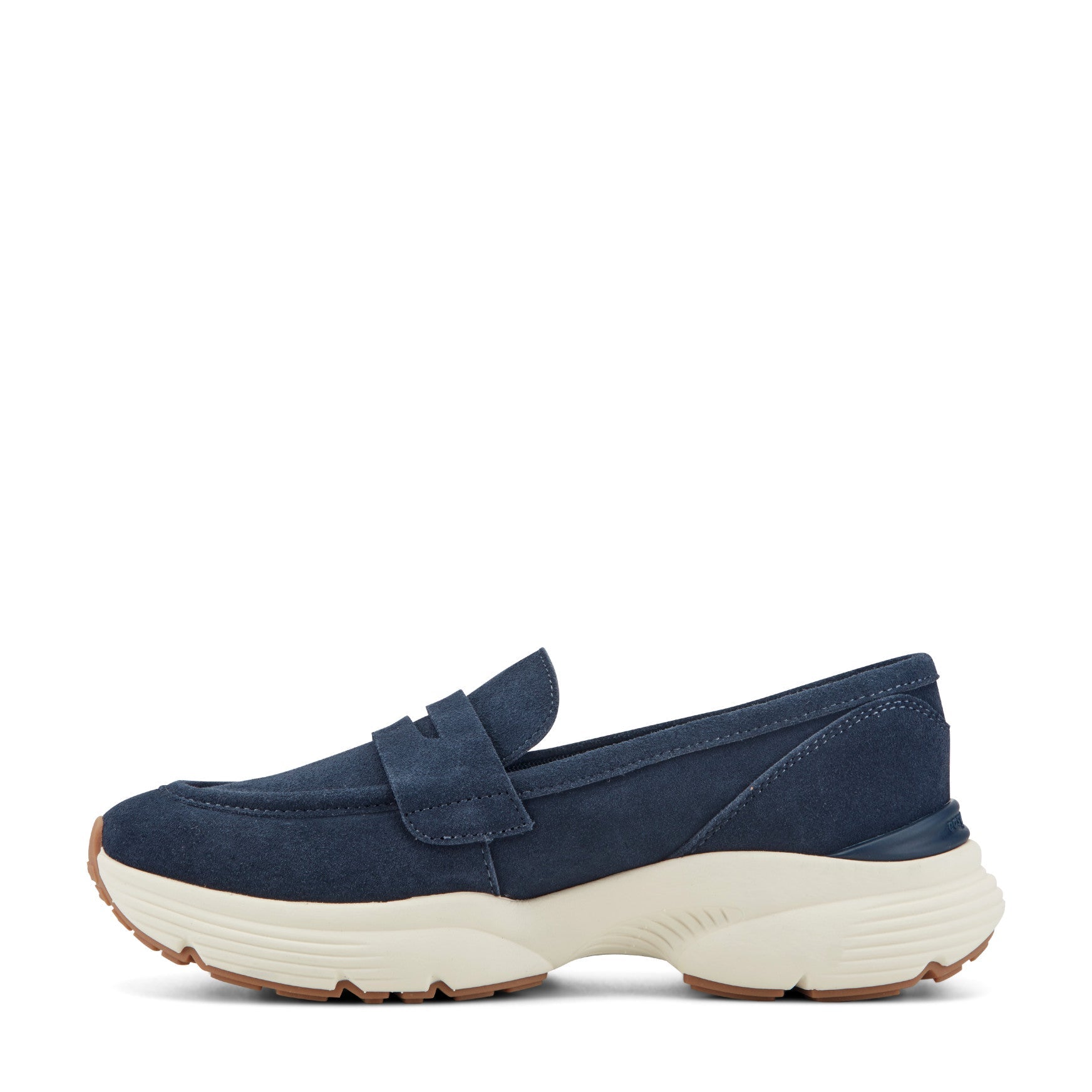 Easy Spirit Morgen Sneaker Loafers - Navy Suede