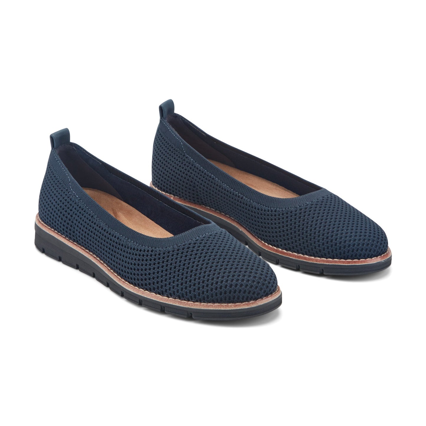Easy Spirit Kellina Casual Slip On Flats - Navy